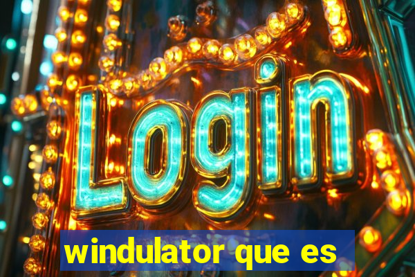 windulator que es