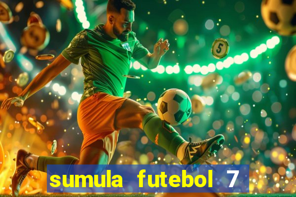 sumula futebol 7 society excel