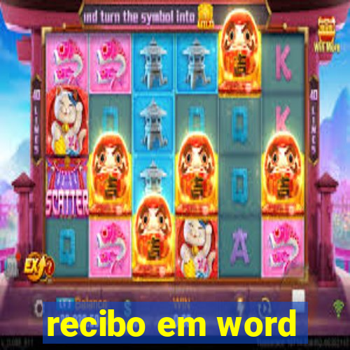 recibo em word