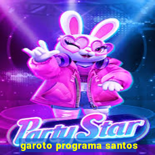 garoto programa santos