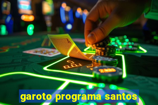 garoto programa santos