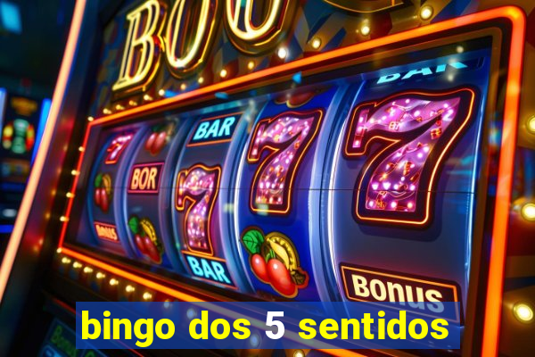 bingo dos 5 sentidos