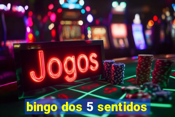 bingo dos 5 sentidos