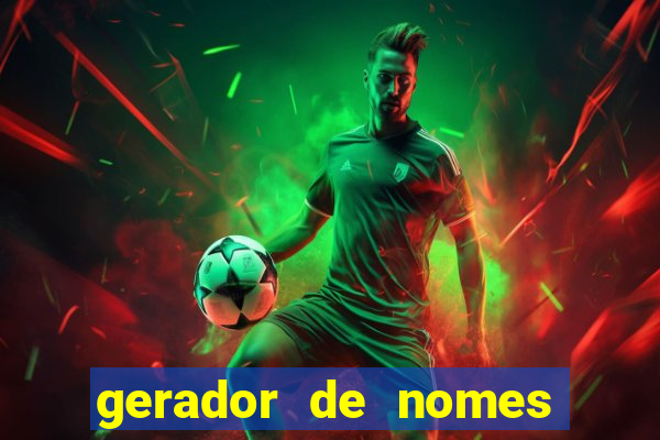 gerador de nomes para jogos