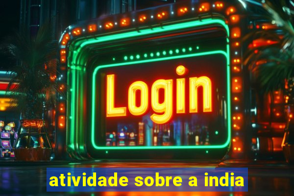 atividade sobre a india