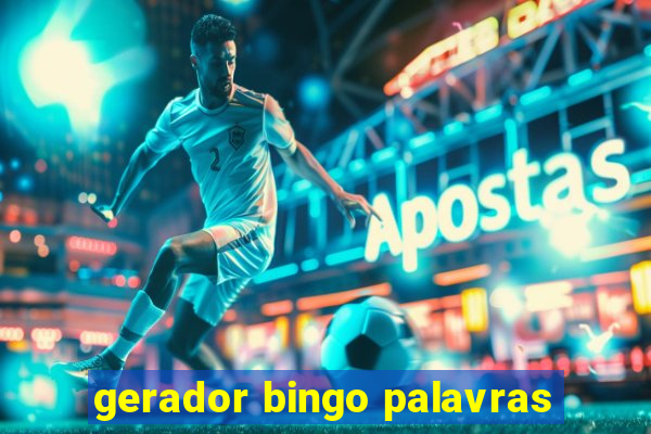 gerador bingo palavras