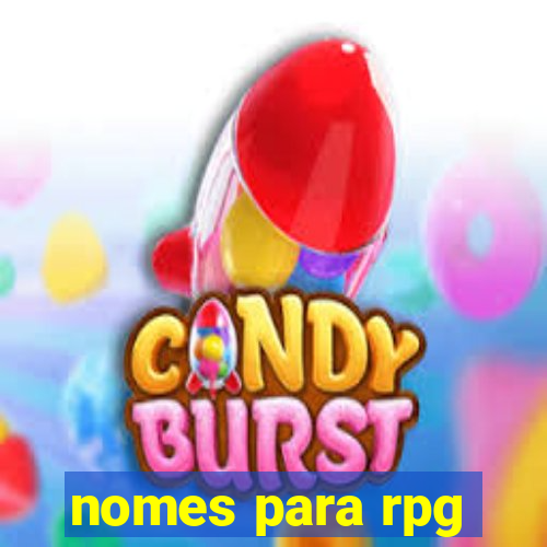 nomes para rpg