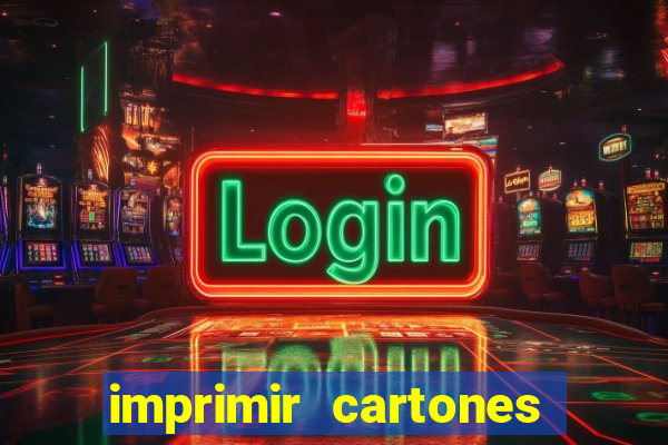 imprimir cartones de bingo