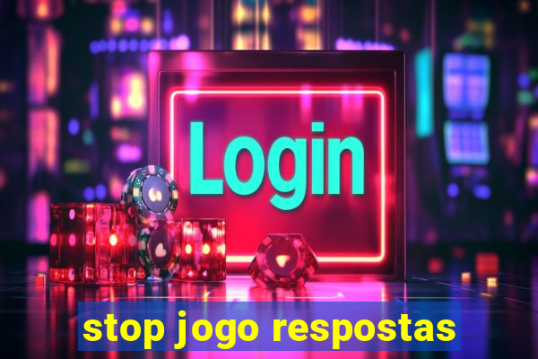 stop jogo respostas