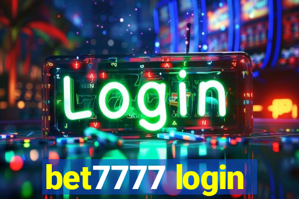 bet7777 login