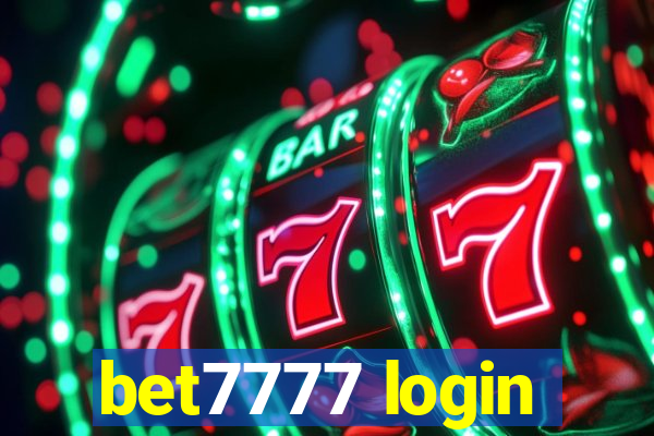 bet7777 login