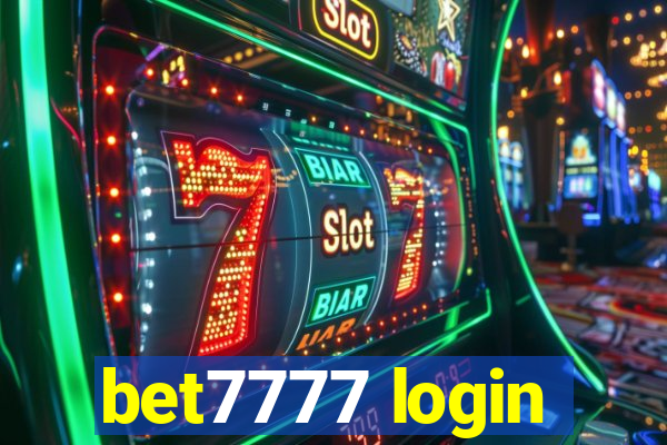 bet7777 login