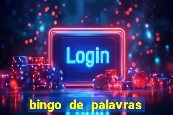 bingo de palavras de natal