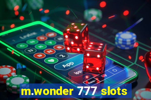 m.wonder 777 slots