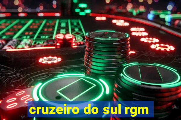 cruzeiro do sul rgm