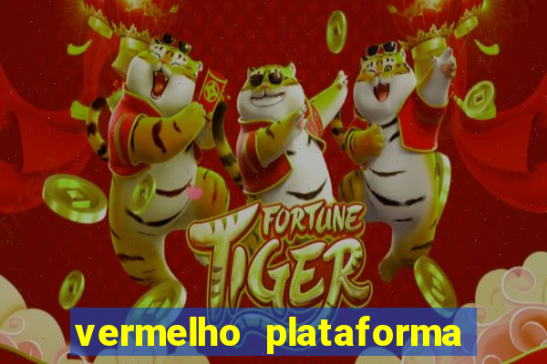 vermelho plataforma de jogos