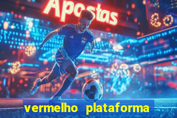 vermelho plataforma de jogos