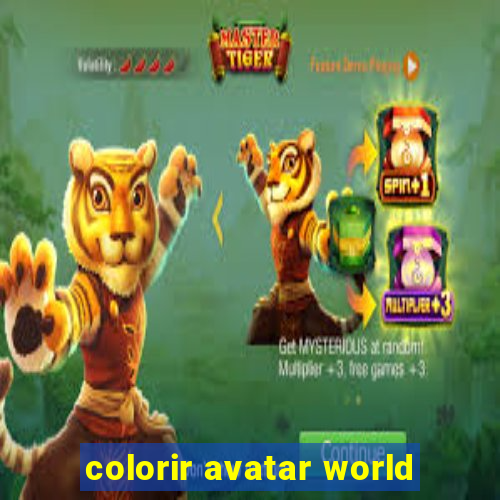 colorir avatar world