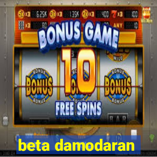 beta damodaran