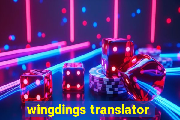 wingdings translator