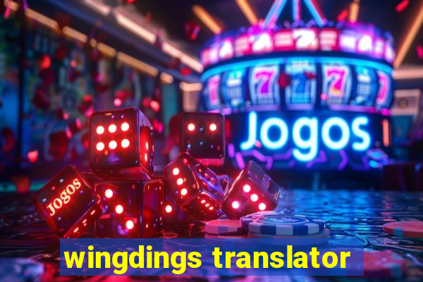 wingdings translator