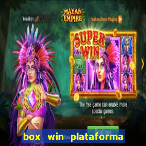 box win plataforma de jogos