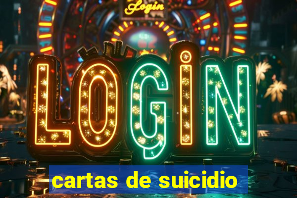 cartas de suicidio