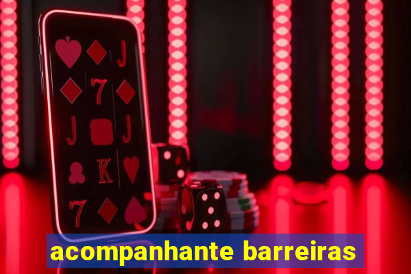 acompanhante barreiras