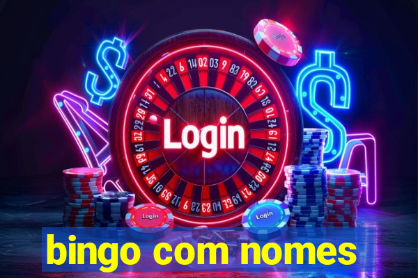 bingo com nomes