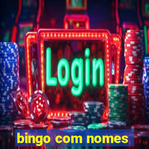 bingo com nomes