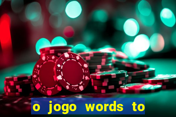 o jogo words to win paga mesmo