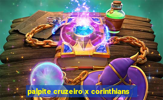 palpite cruzeiro x corinthians