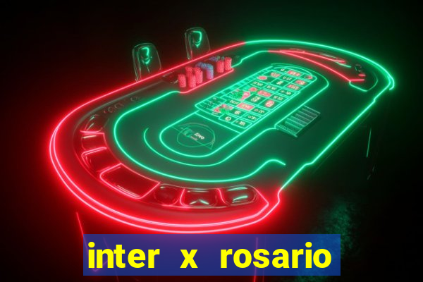 inter x rosario central onde assistir