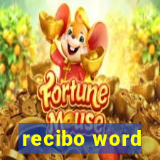 recibo word