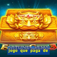 jogo que paga de verdade no pix sem depositar nada