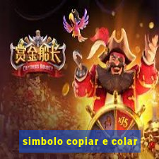 simbolo copiar e colar