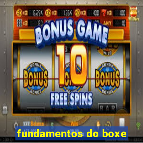 fundamentos do boxe