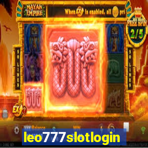 leo777slotlogin