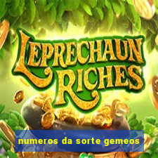 numeros da sorte gemeos