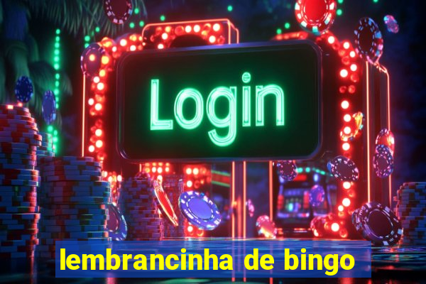 lembrancinha de bingo