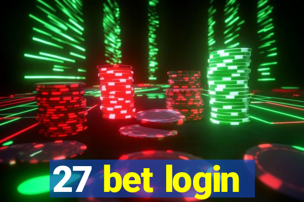 27 bet login