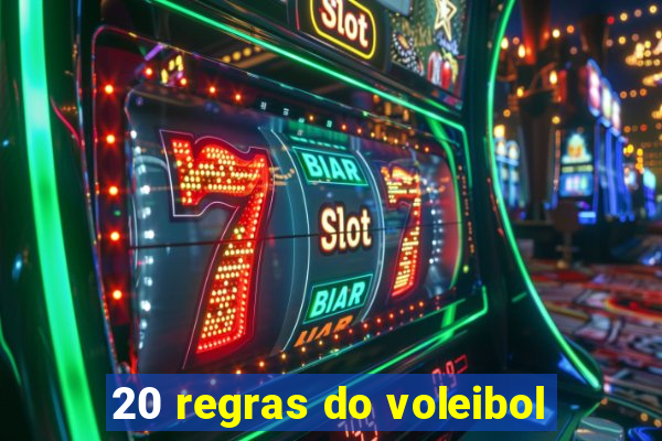 20 regras do voleibol