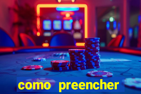 como preencher recibo de pagamento