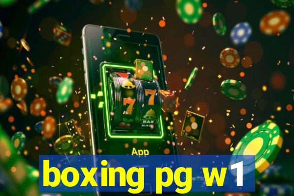 boxing pg w1