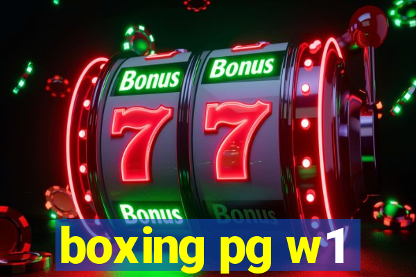 boxing pg w1