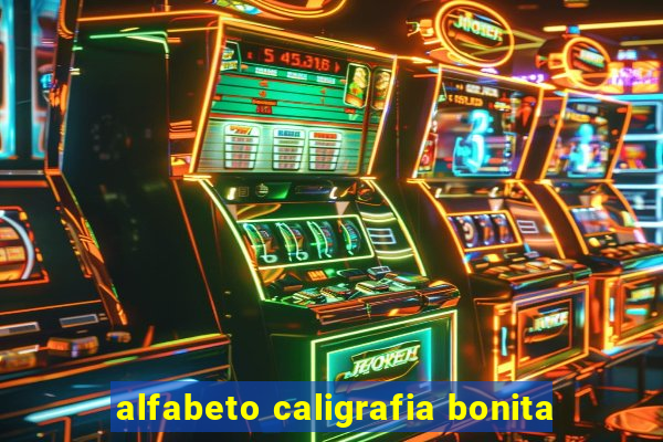 alfabeto caligrafia bonita