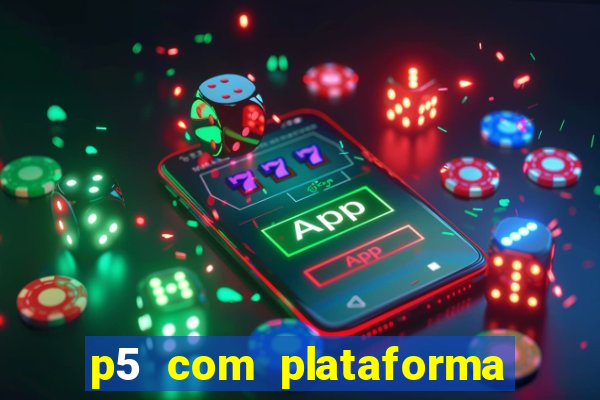 p5 com plataforma de jogos