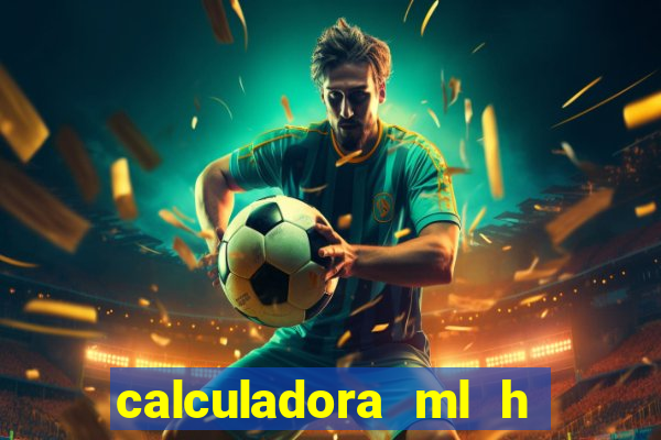 calculadora ml h para mcg kg min