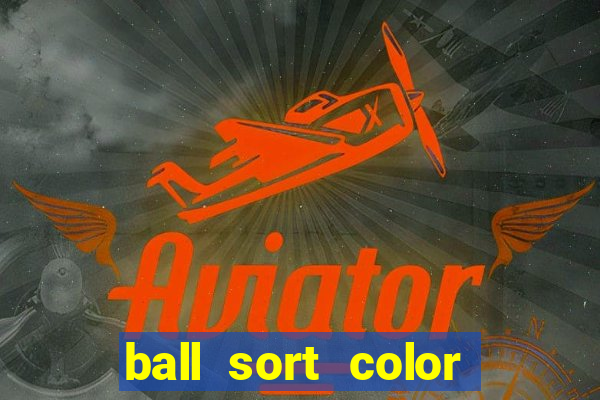 ball sort color water puzzle