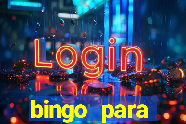 bingo para despedida de solteira para imprimir